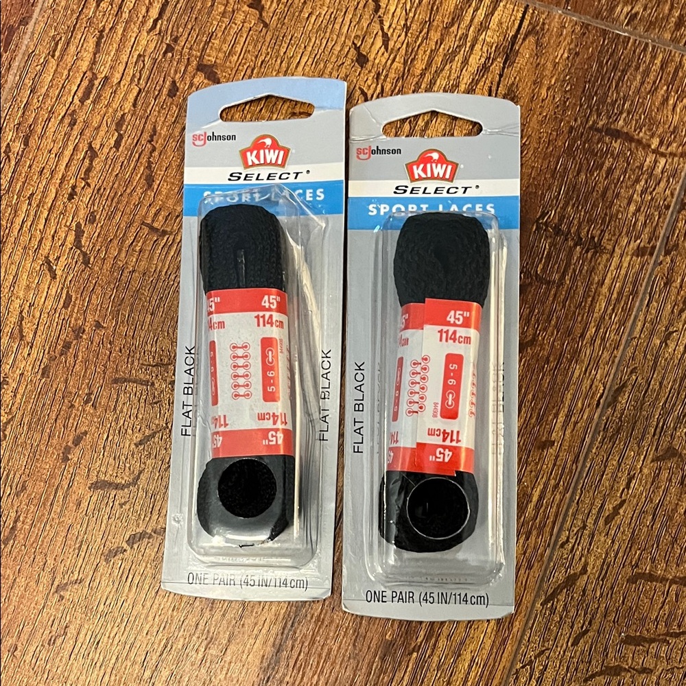 Kiwi Select Black Sport Laces. Not opened